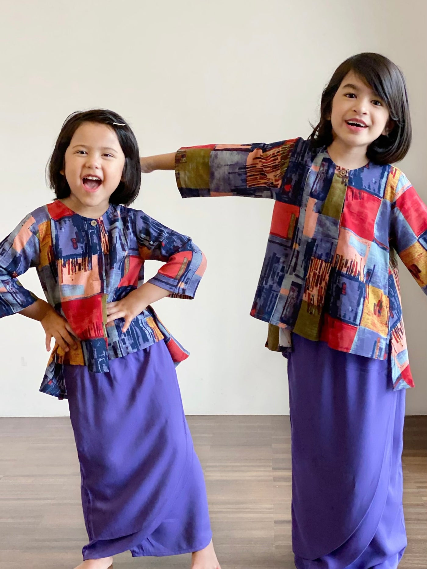 KARTIKA Modern Kurung Set in Purple