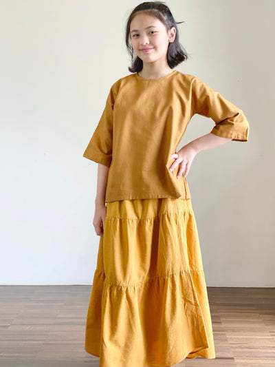 SUKI Cotton Blouse in Copper