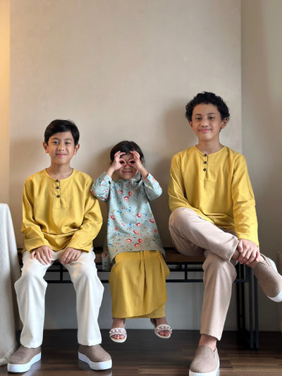 EZRA Kurta in Dandelion