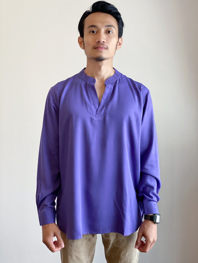 AWANG Kurta in Purple