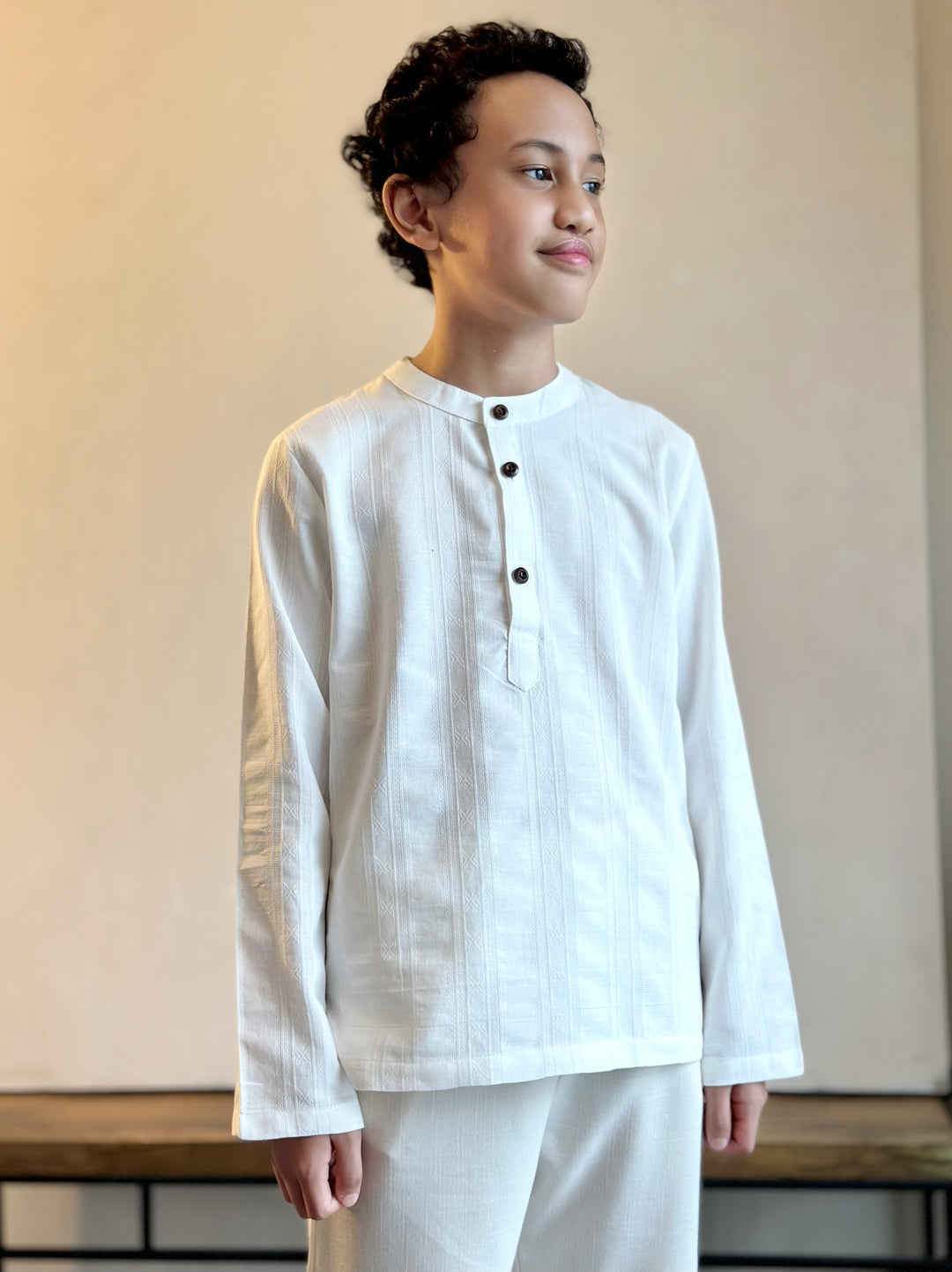 AMAR Kurta in White