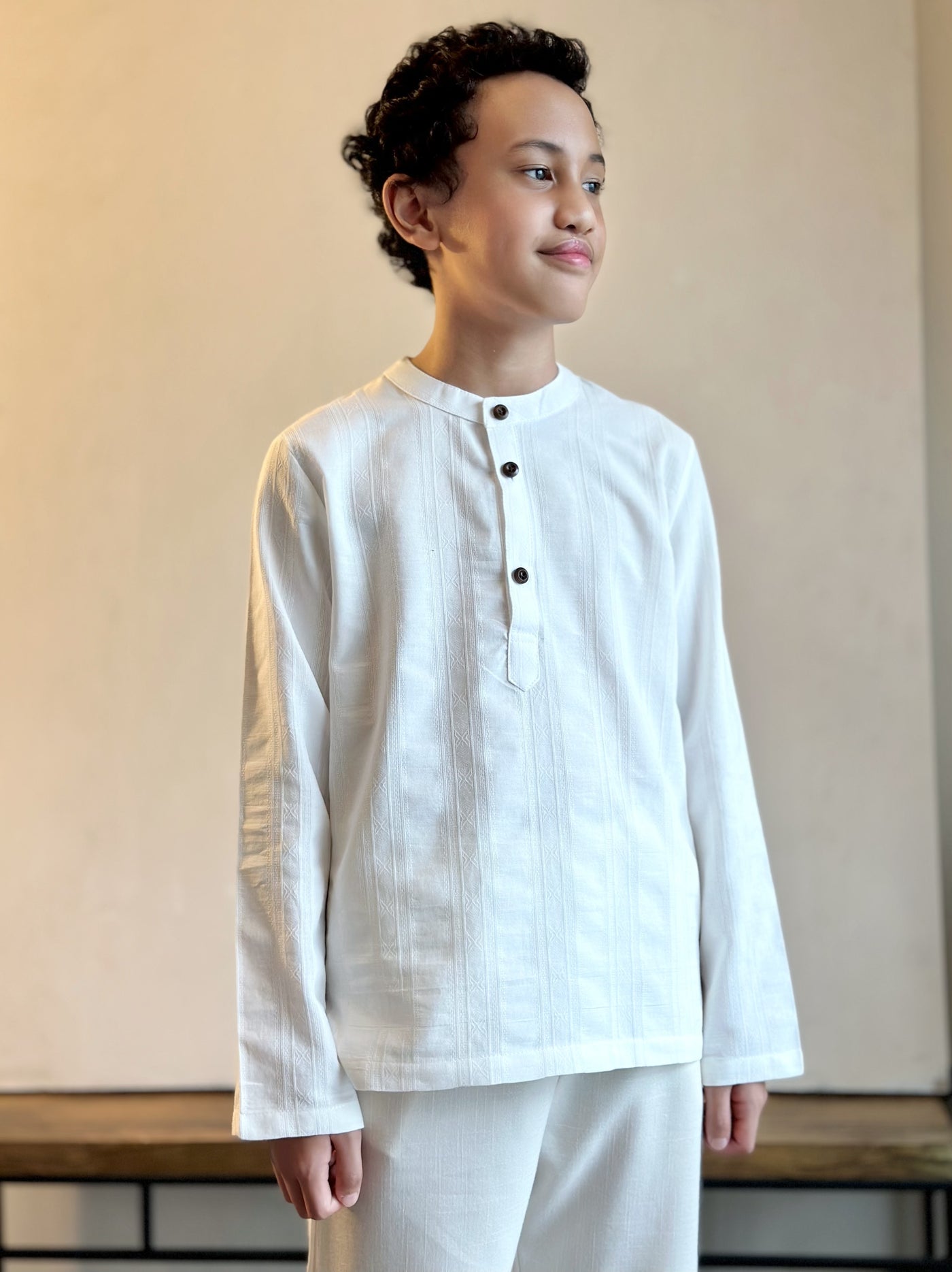 AMAR Kurta in White