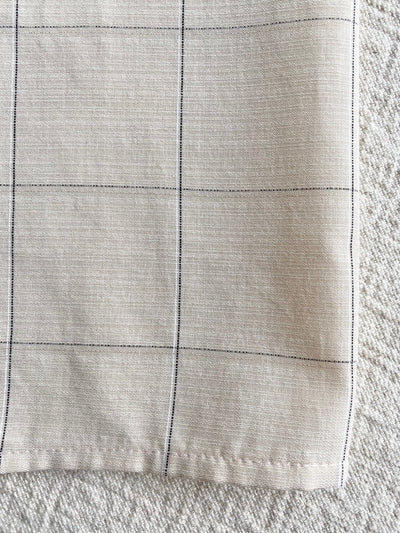 AYUB Instant Pelikat Style Samping in Ivory Windowpane