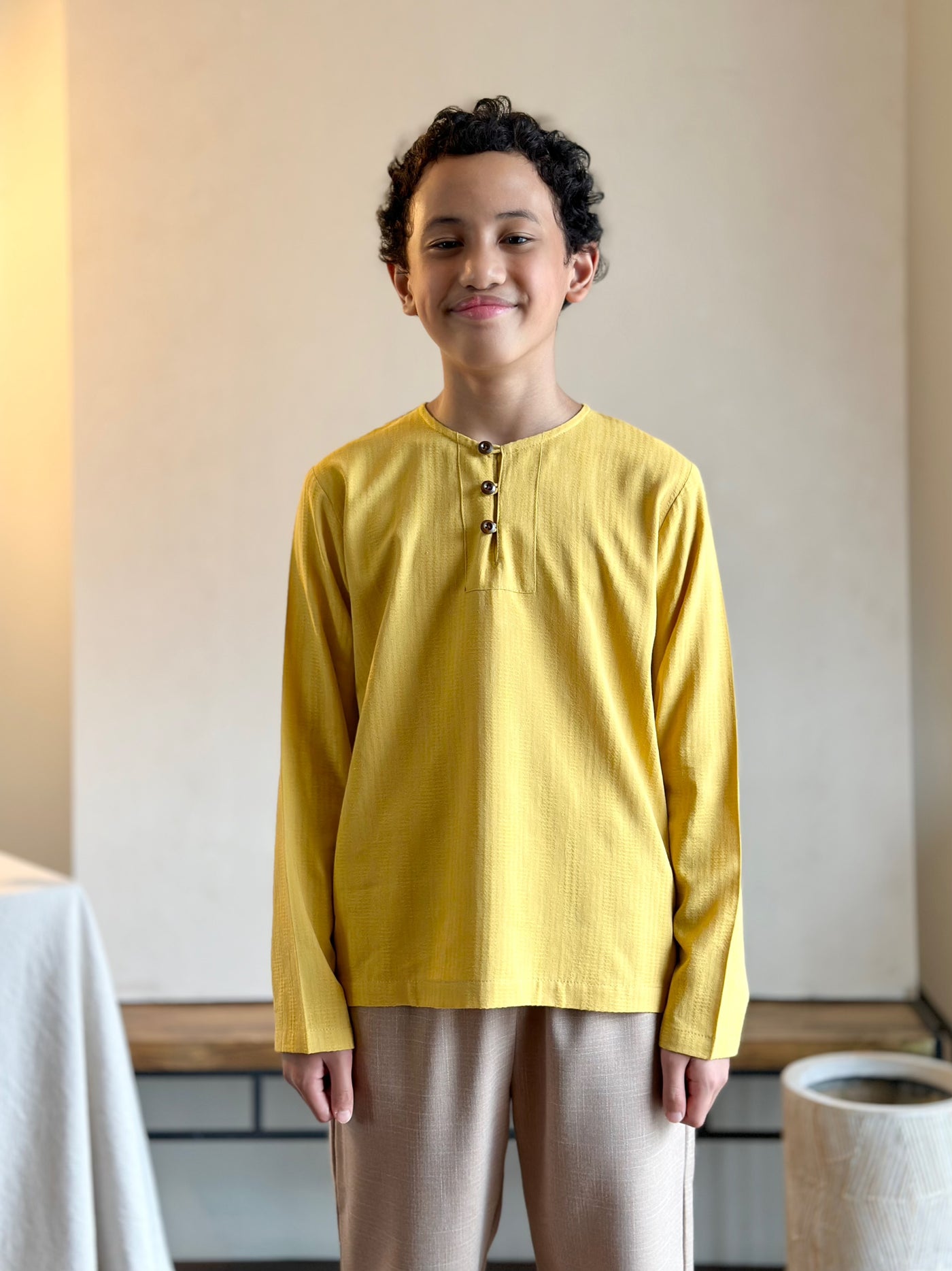 EZRA Kurta in Dandelion