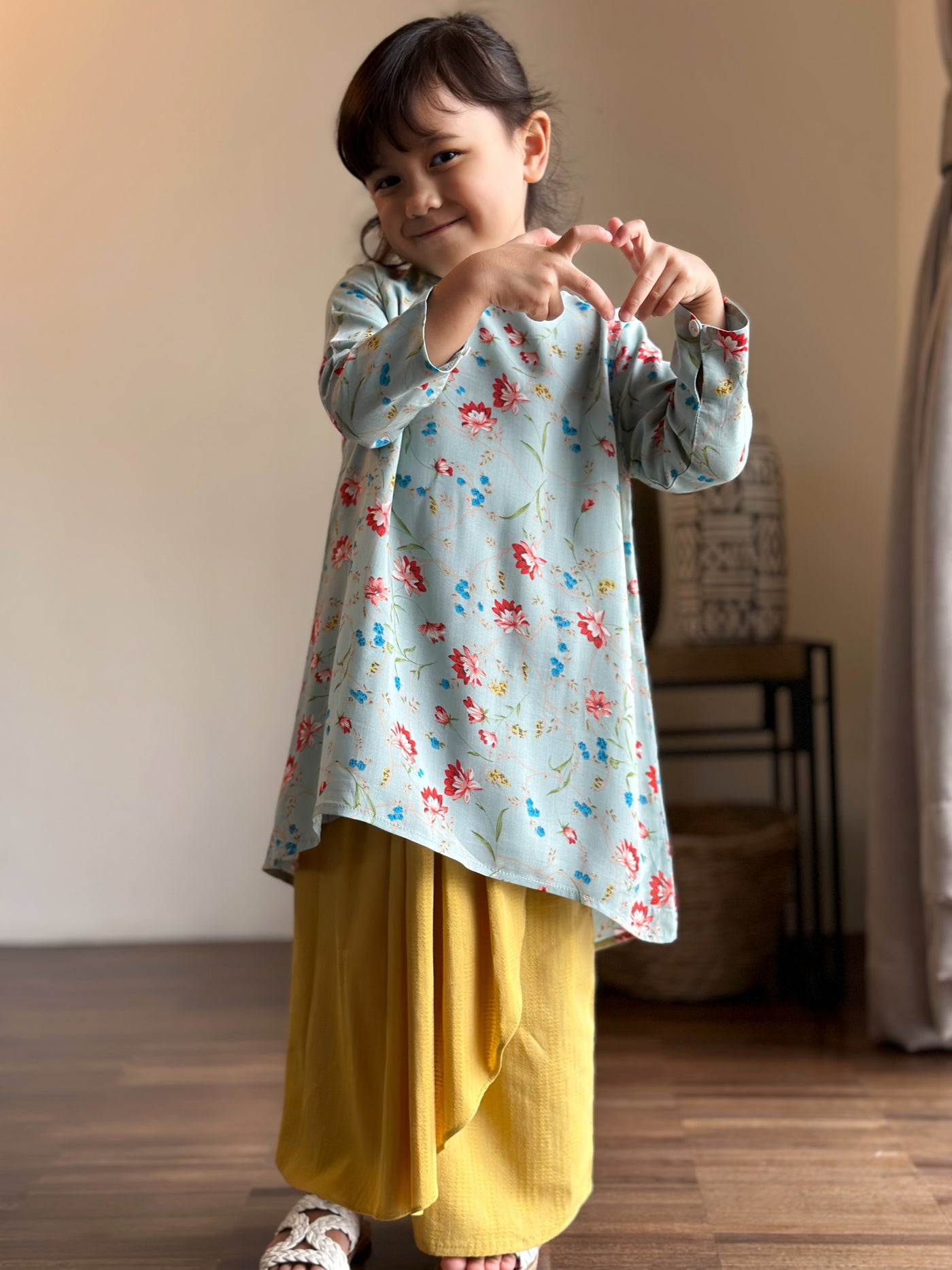 SUKMA Long Kurung Set in Meadow