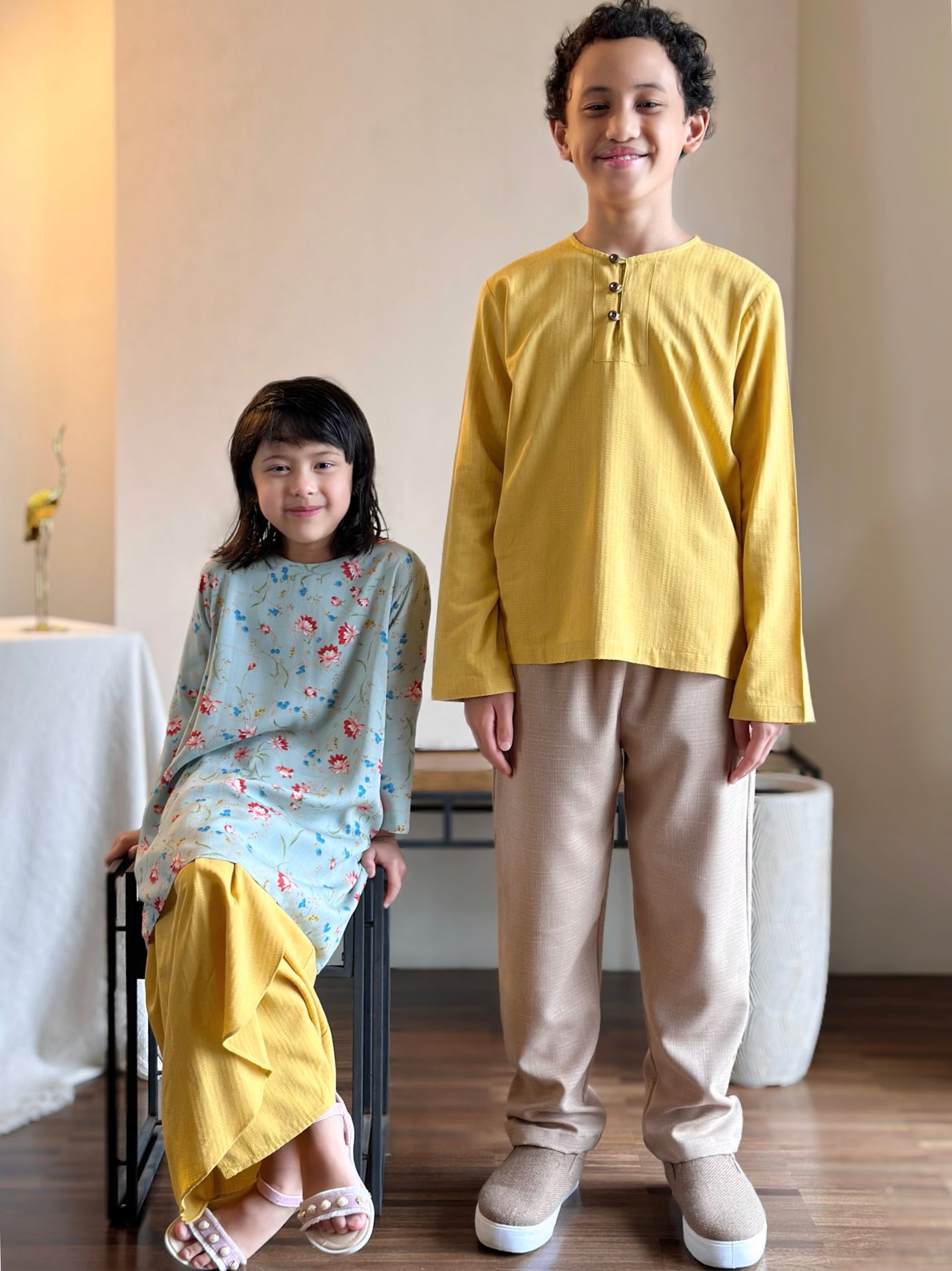 SUKMA Long Kurung Set in Meadow