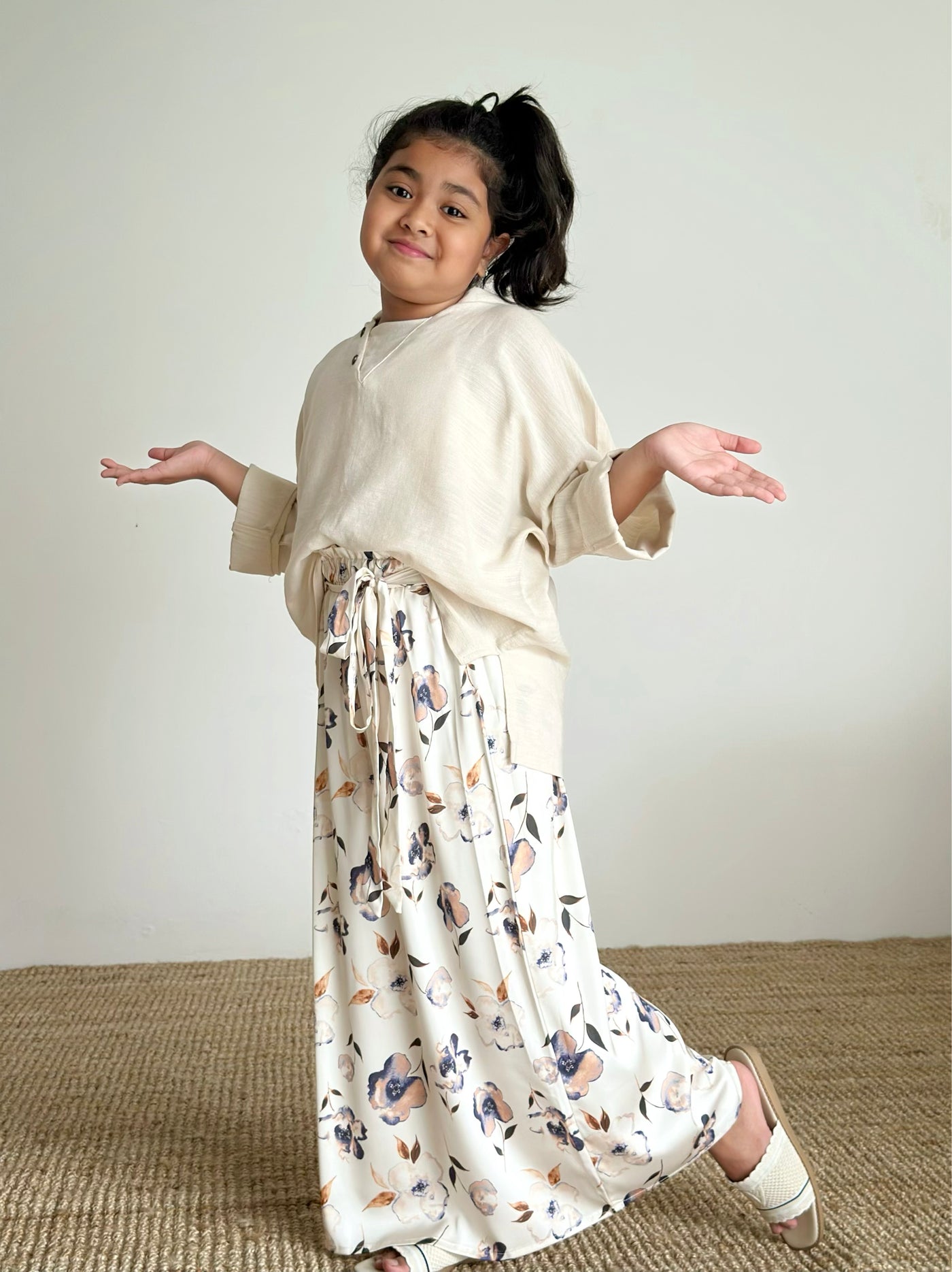 GEULIS Linen Blouse in Vanilla