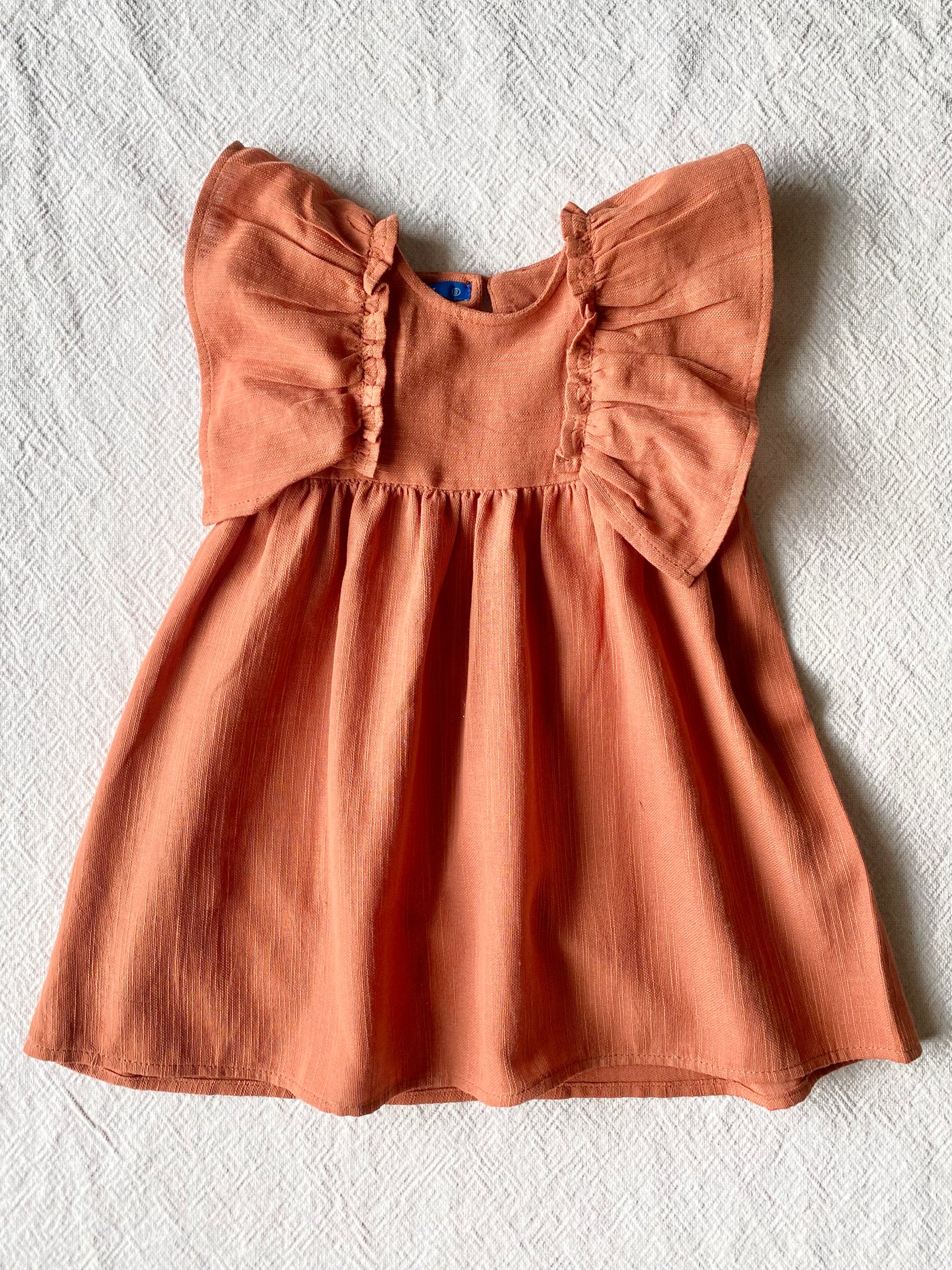 FRIDA Frill Dress in Cinnamon