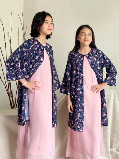 AZALEA Flowy Dress with Overcoat Set