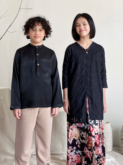 AMAR Kurta in Black
