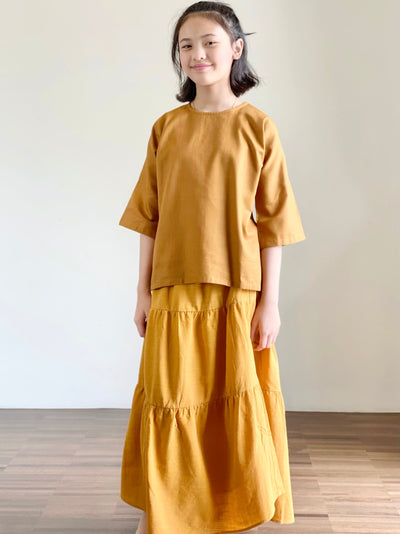 SUKI Cotton Blouse in Copper