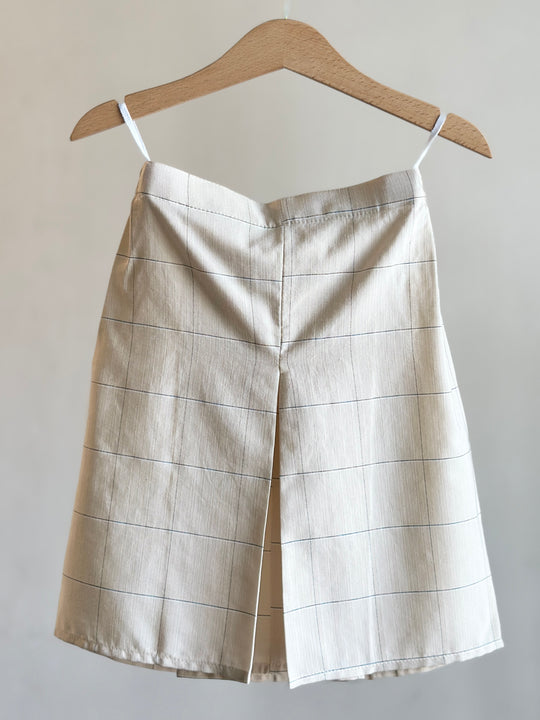 AYUB Instant Pelikat Style Samping in Ivory Windowpane