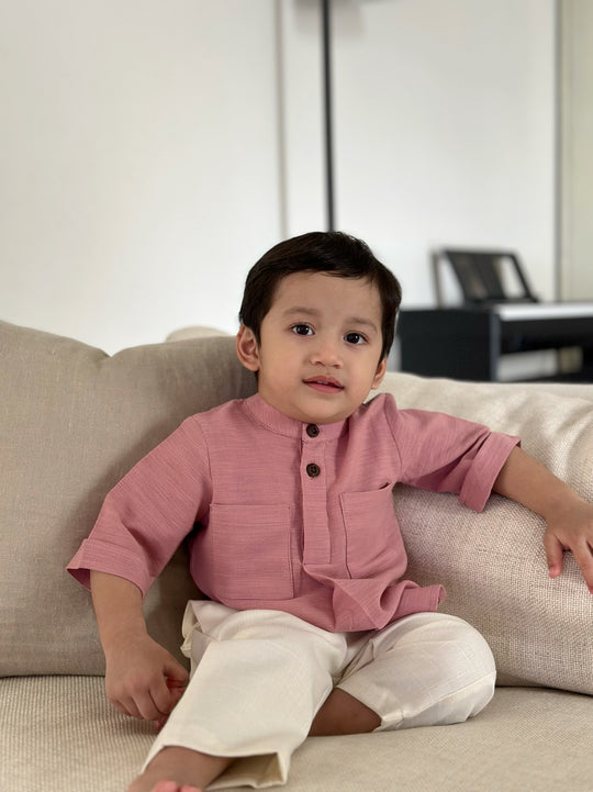 ALI Pocket Kurta in Pink