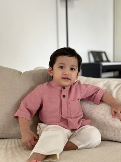 ALI Pocket Kurta in Pink