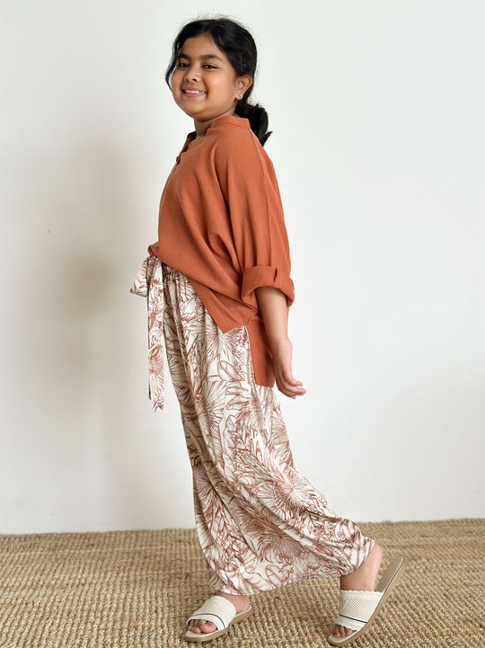 MELINA Bow Skirt in Lush