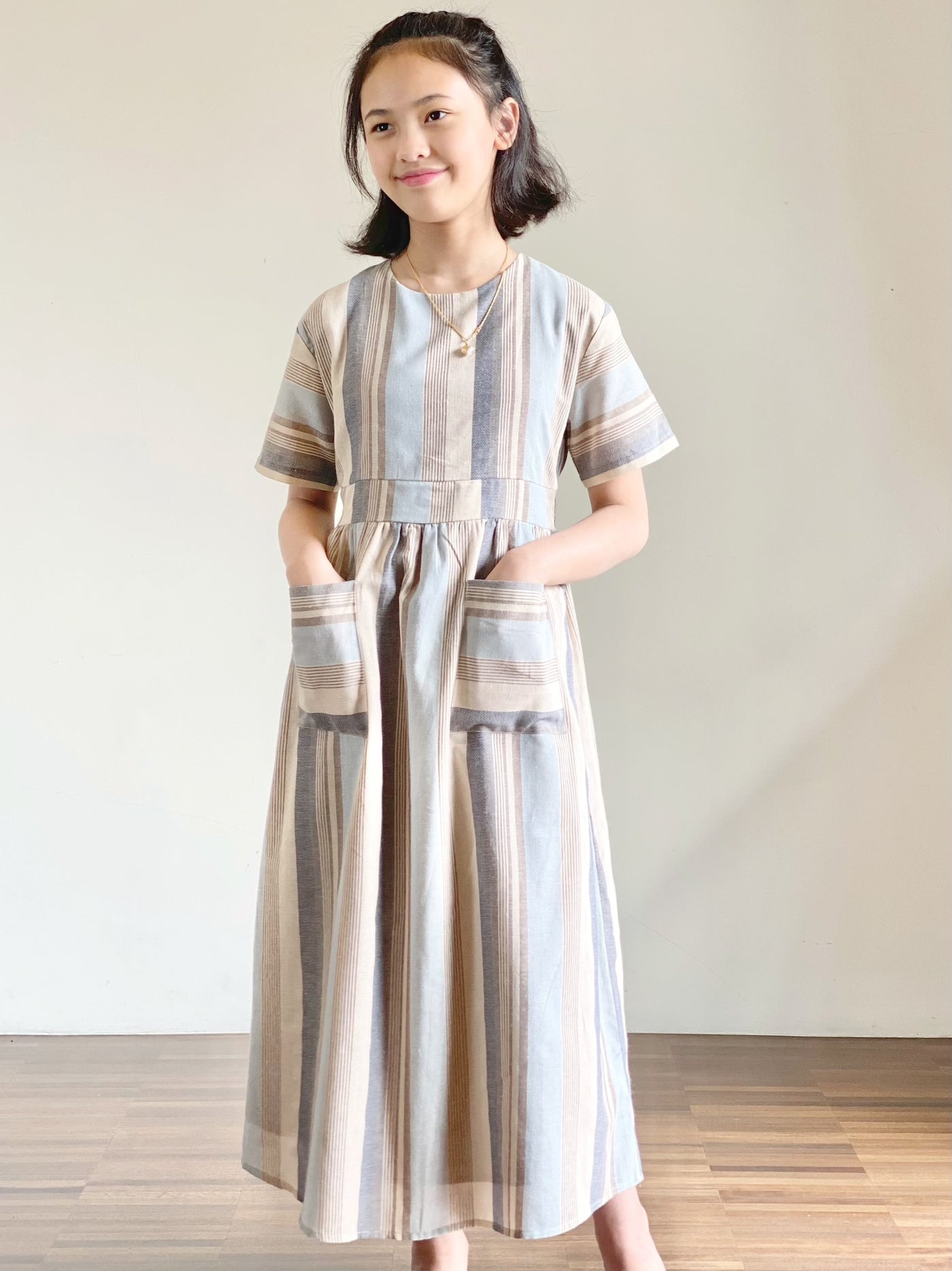 NIGHTINGALE Multi-stripes Maxi Dress