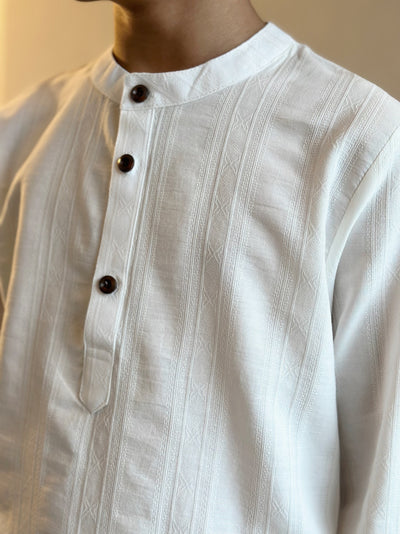 AMAR Kurta in White