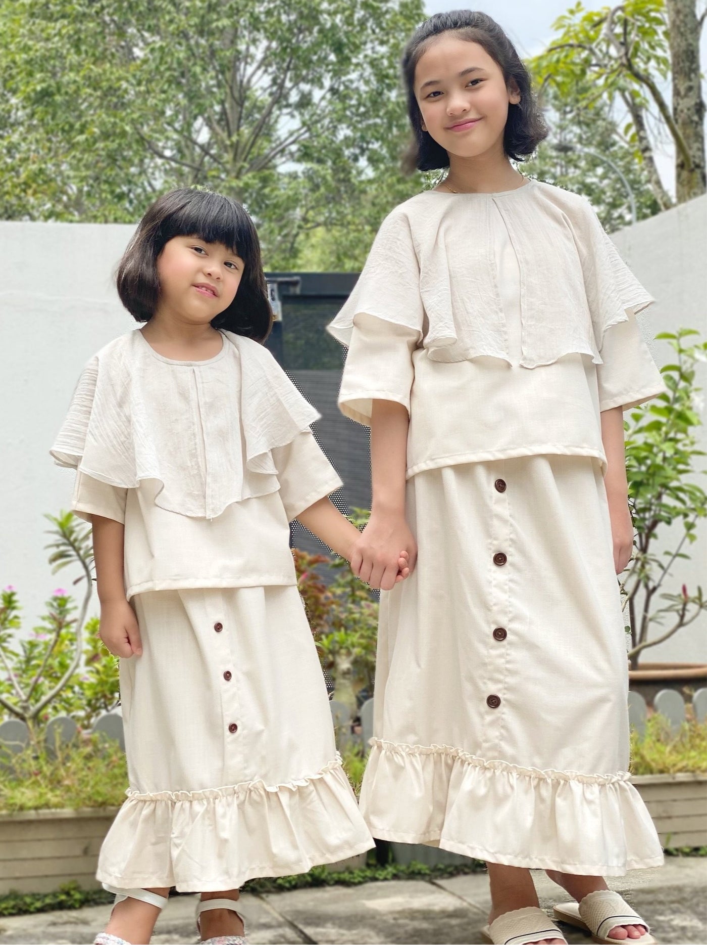 Celina Puritan-collar Blouse in Ivory