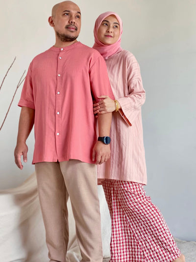 PAWANA Kurta in Persian Red