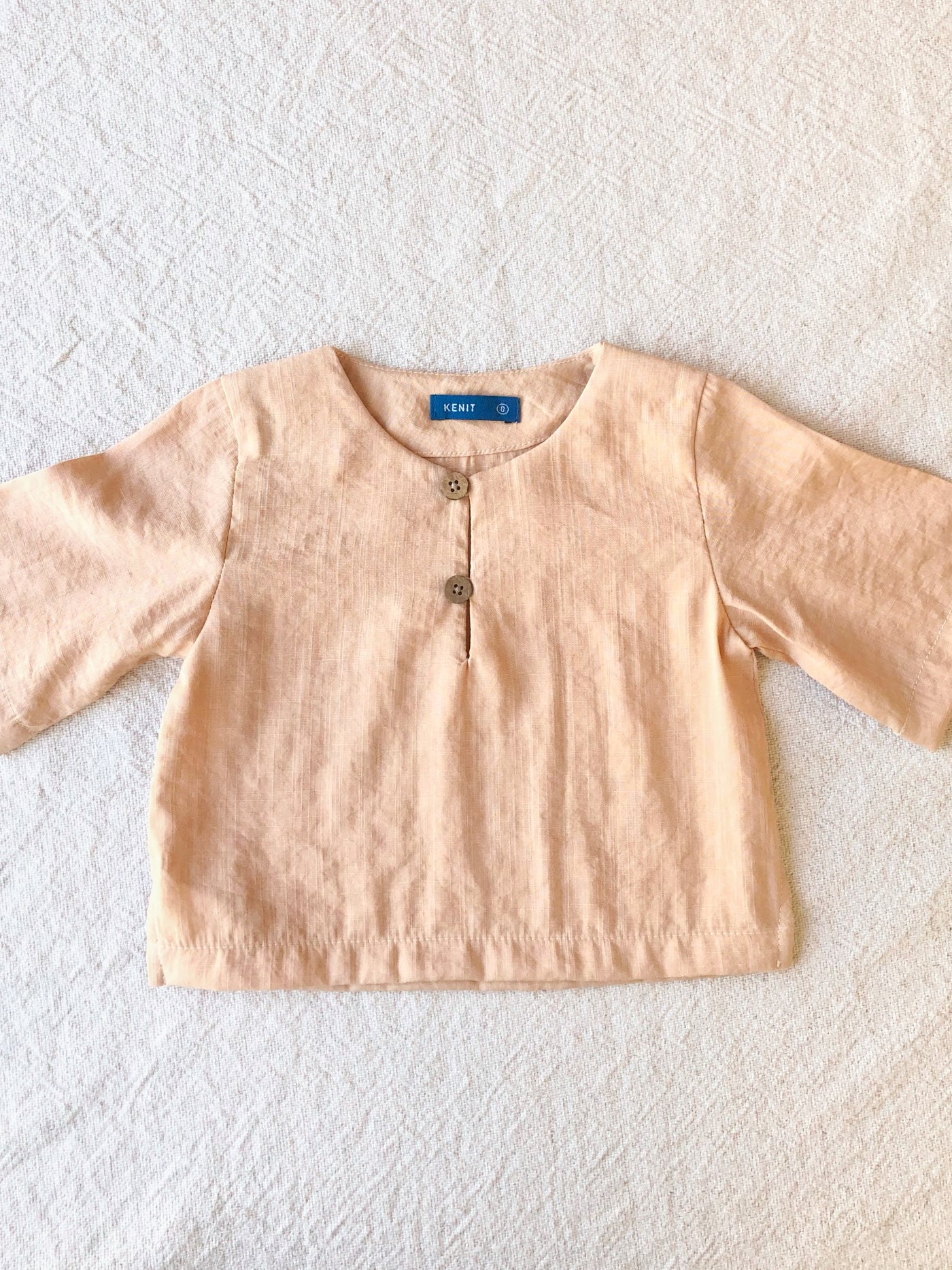 TENANG Unisex Baby’s Kurta in Peach