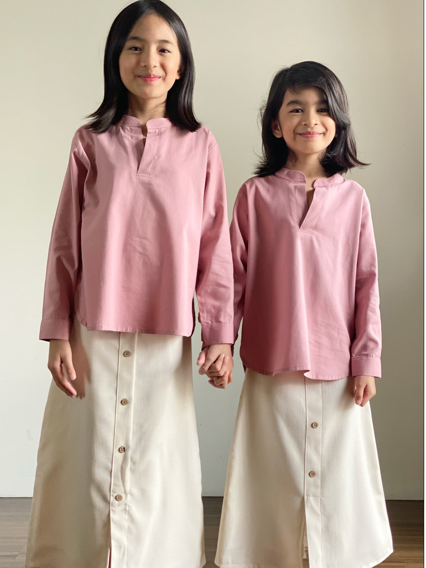 BAYU Unisex Kurta in Blush