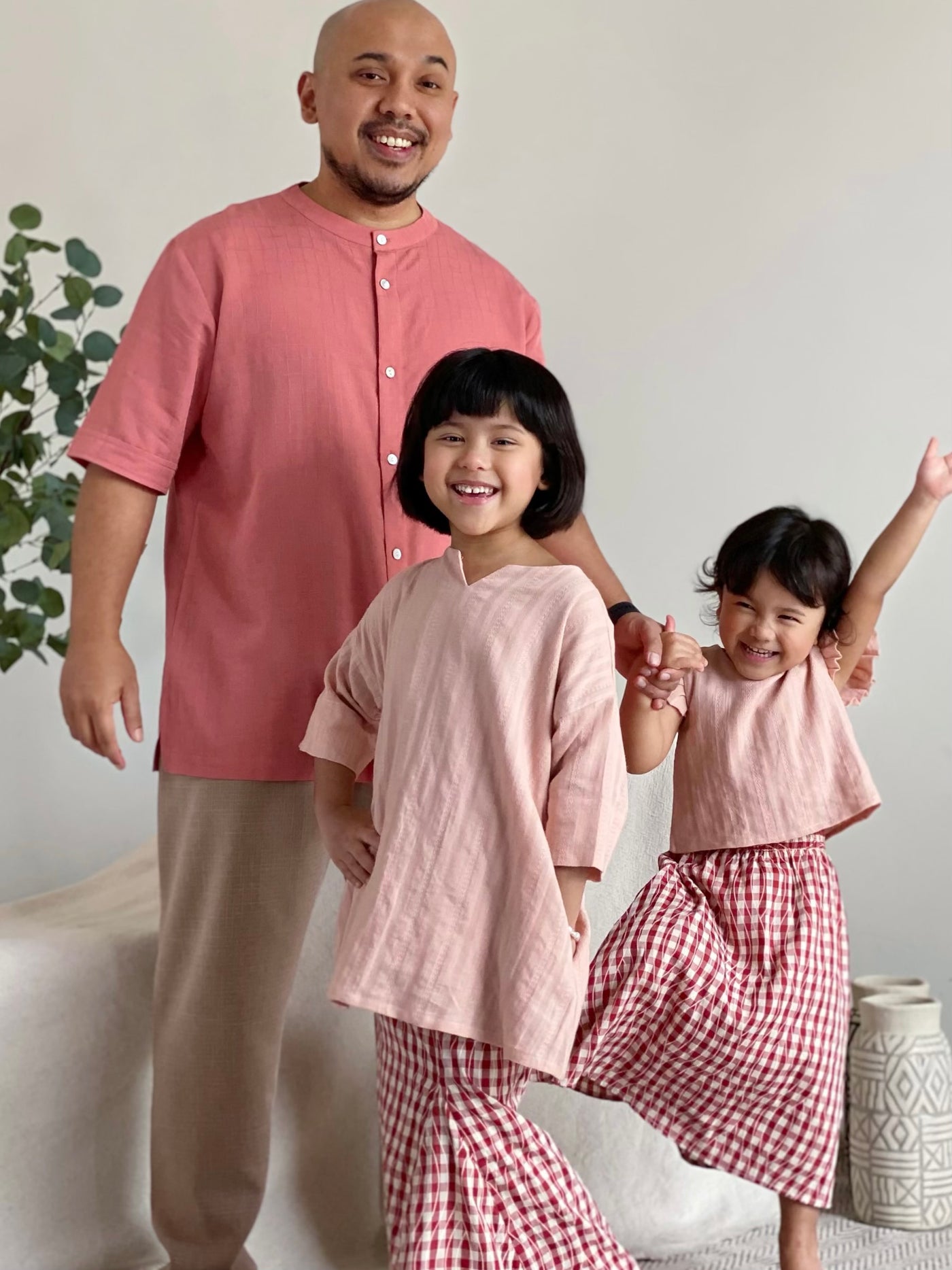 PAWANA Kurta in Persian Red