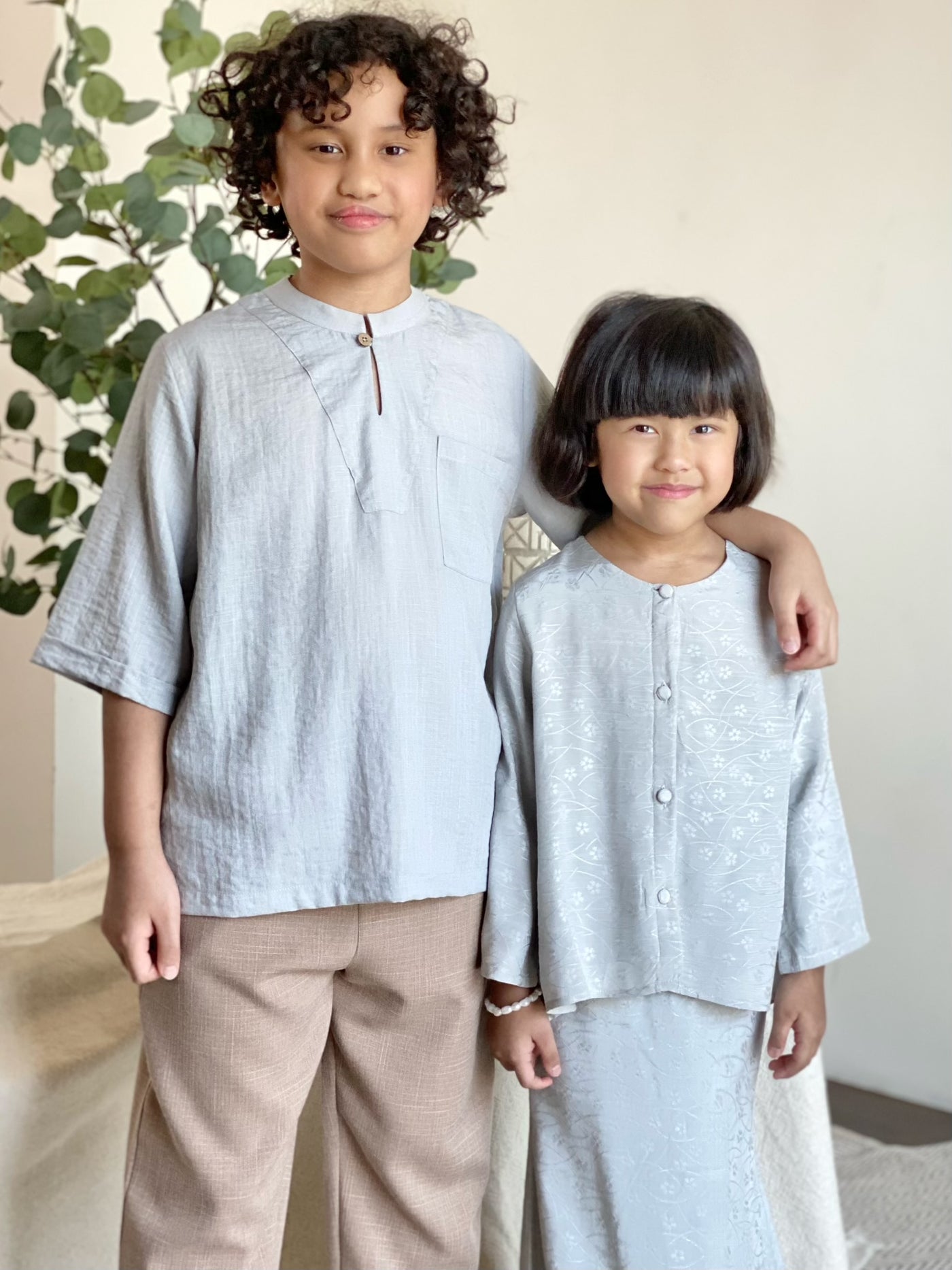SENTOSA Kurta in Grey