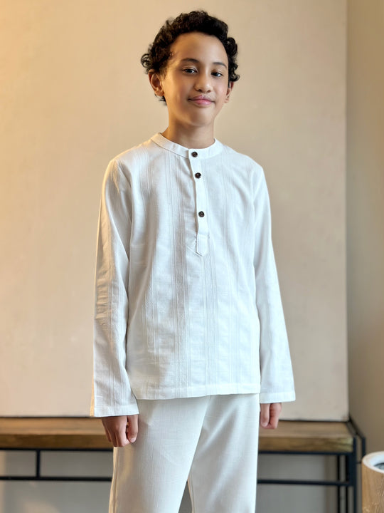 AMAR Kurta in White