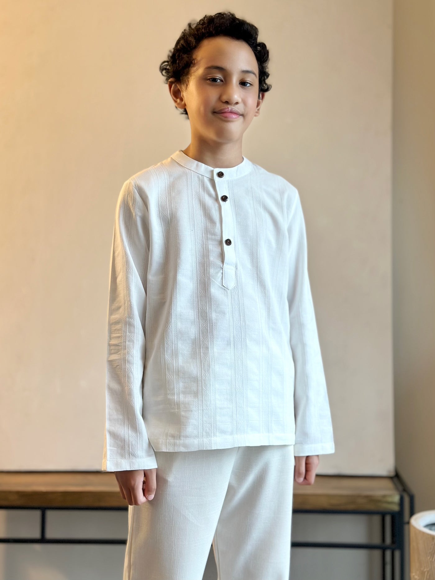 AMAR Kurta in White