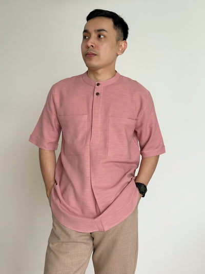 ABU Pocket Kurta in Pink