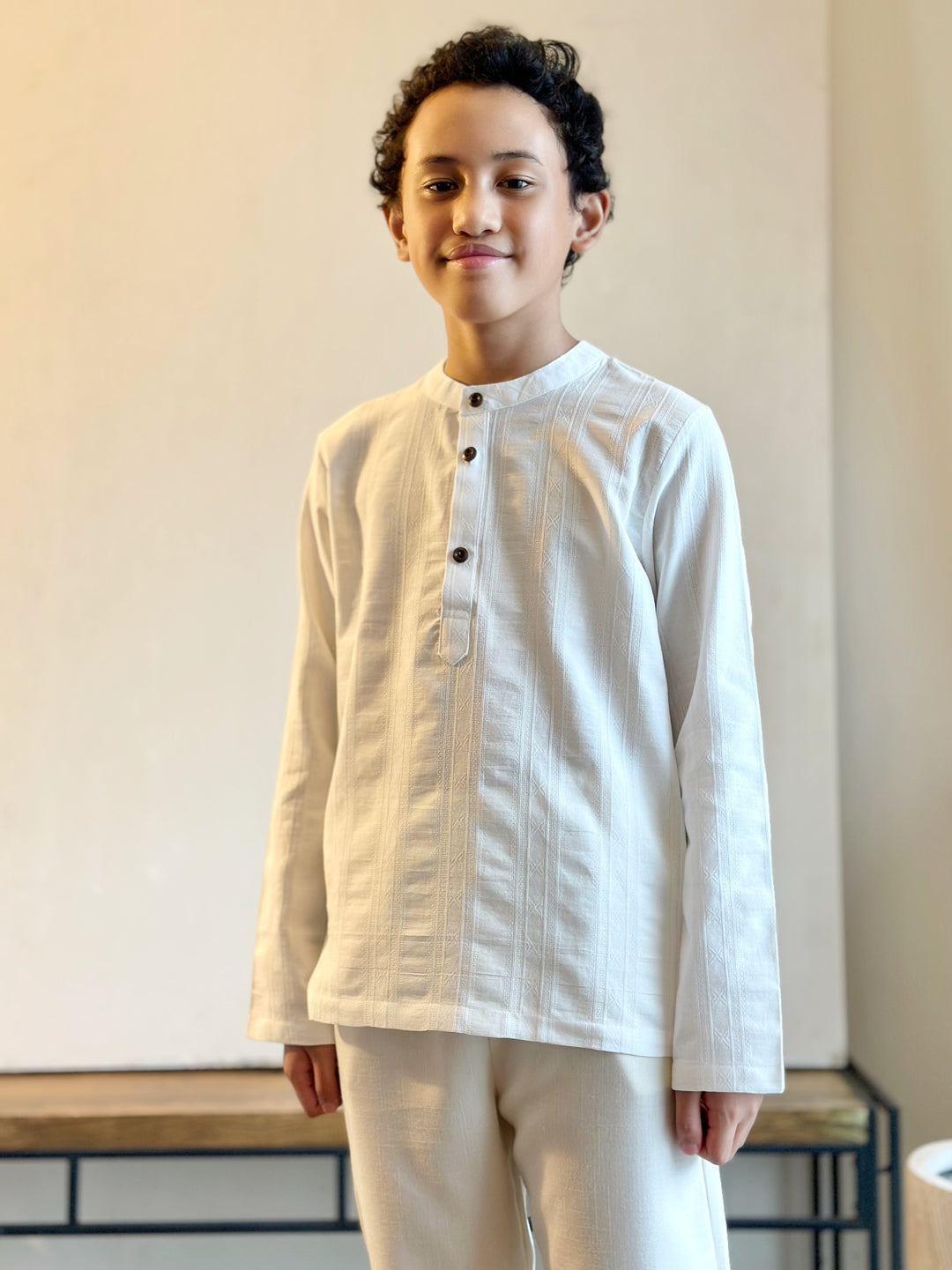 AMAR Kurta in White