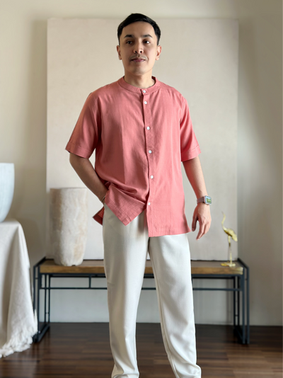 PAWANA Kurta in Persian Red