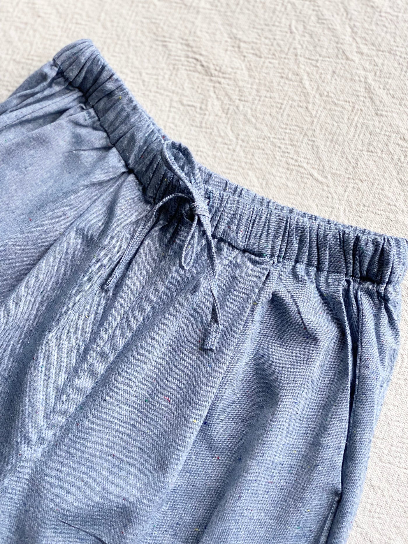 KELLY Chambray Cropped Pants