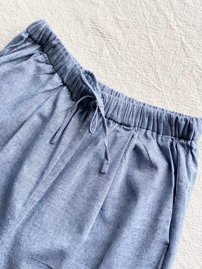 KELLY Chambray Cropped Pants