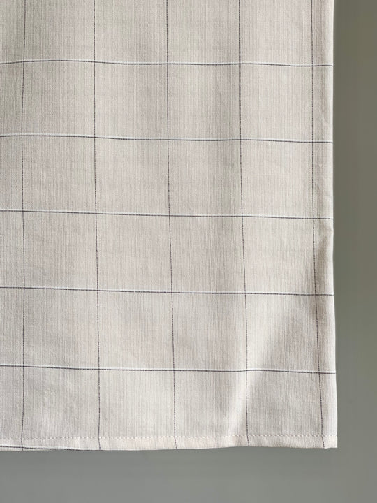 IDRIS Pelikat Style Samping in Ivory Windowpane