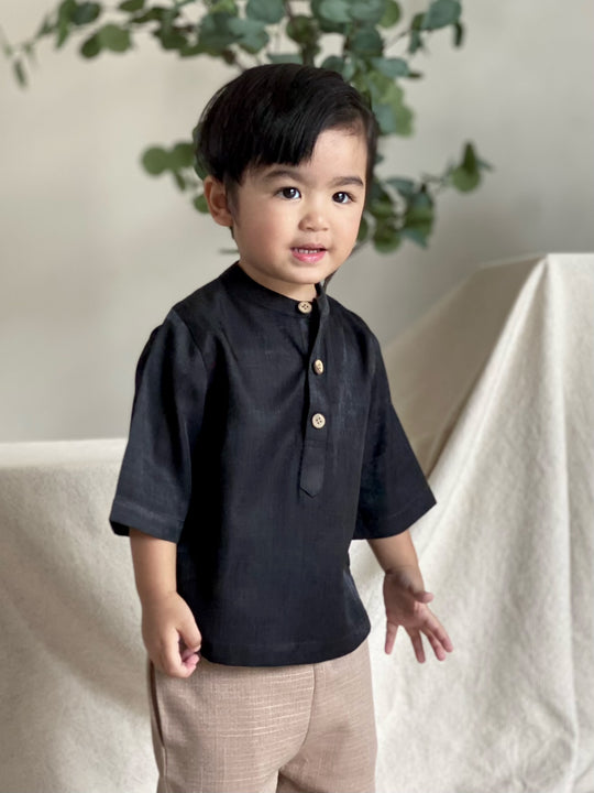AMAR Kurta in Black