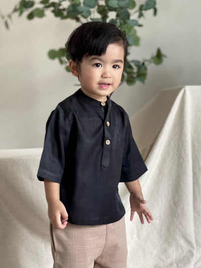 AMAR Kurta in Black