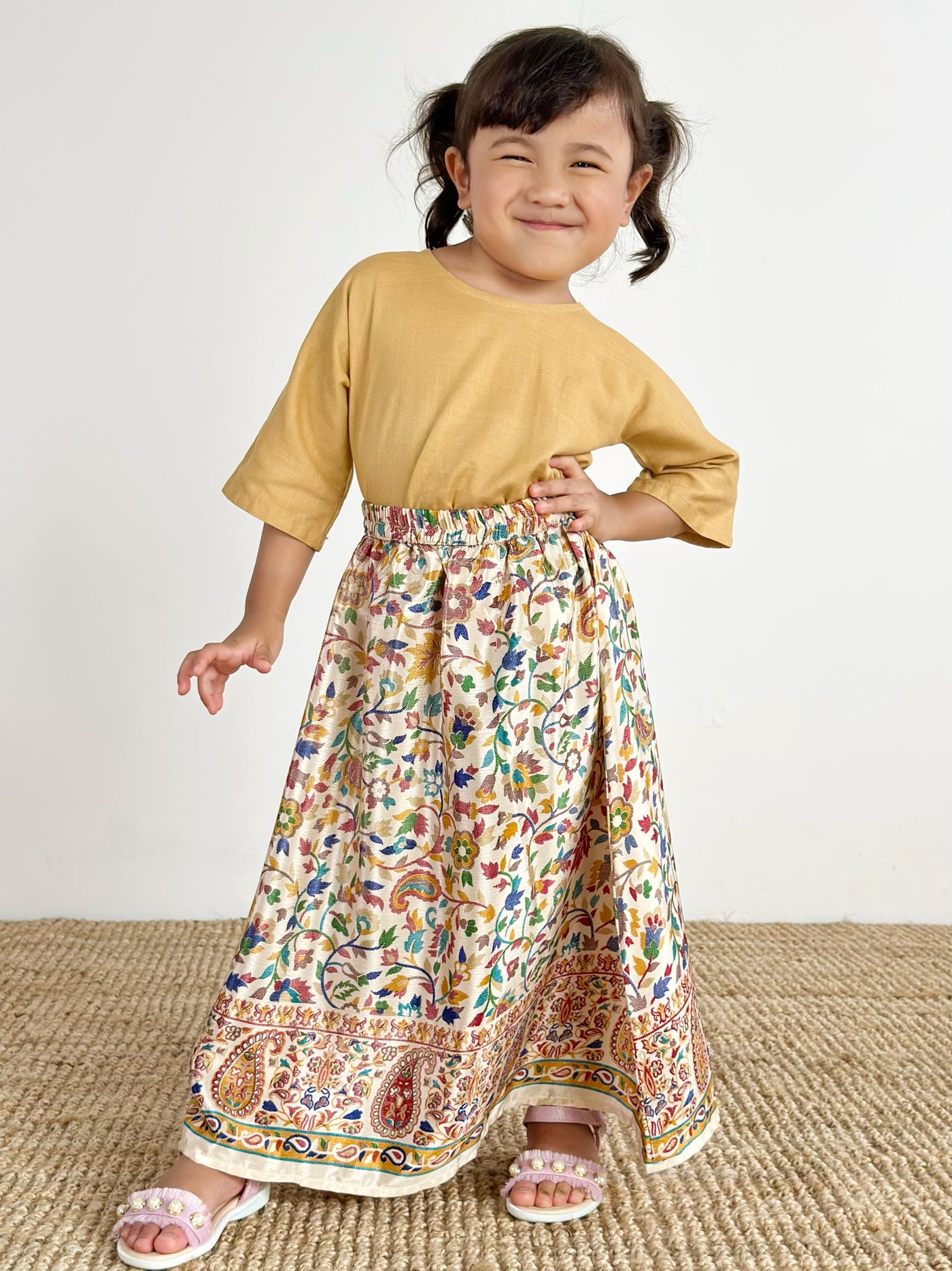 SUKI Cotton Blouse in Honey