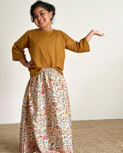 SUKI Cotton Blouse in Copper