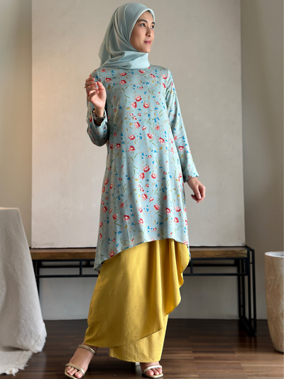 EMBUN Long Kurung Set in Meadow