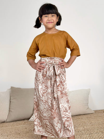 MELINA Bow Skirt in Lush