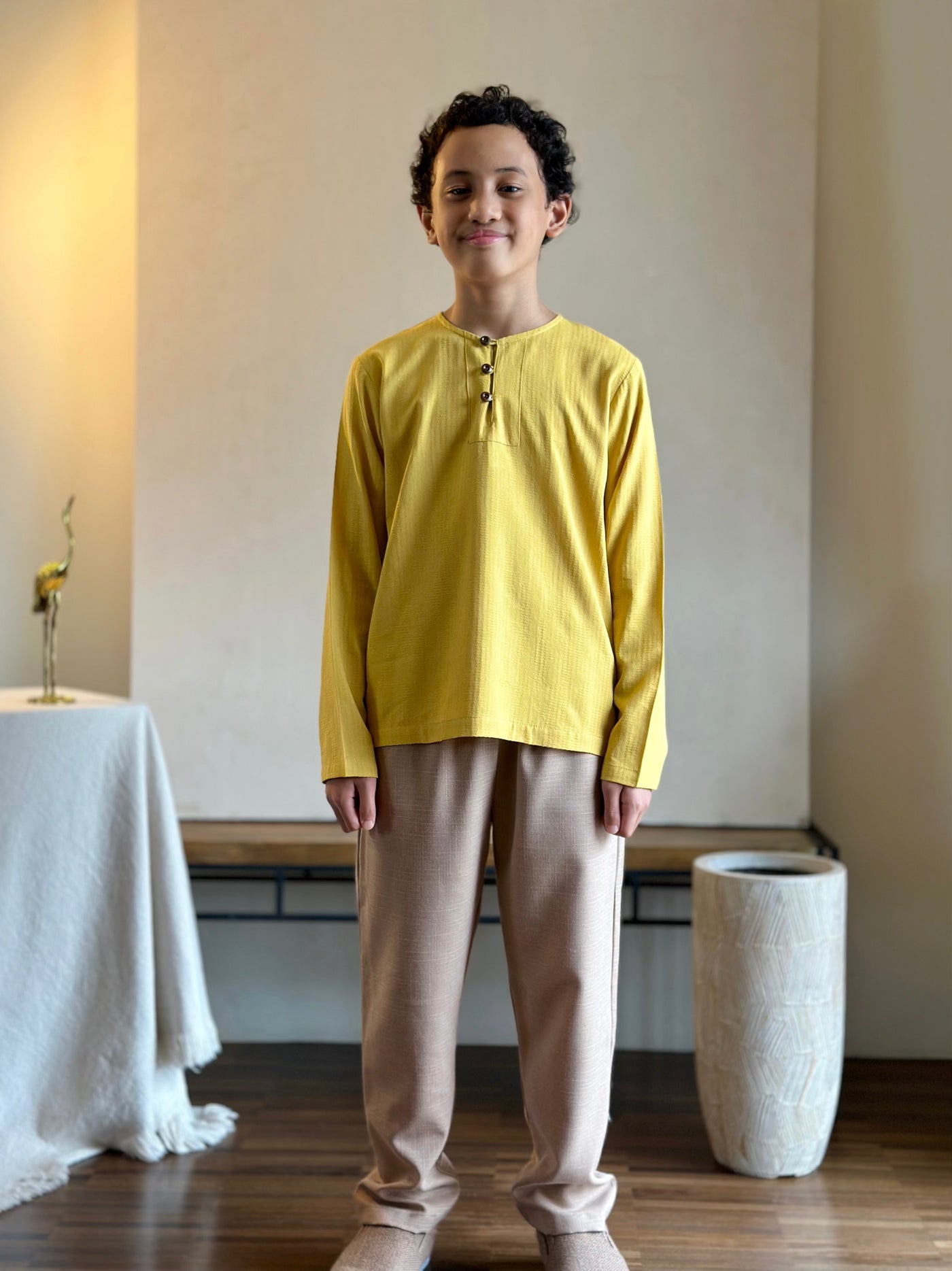 EZRA Kurta in Dandelion