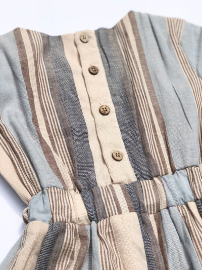 NIGHTINGALE Multi-stripes Maxi Dress