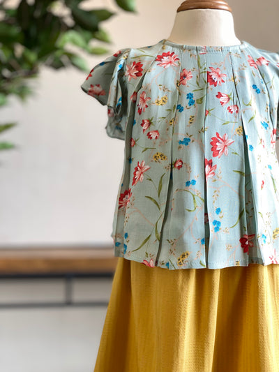 KUNTUM Baby’s Modern Kurung Set in Meadow