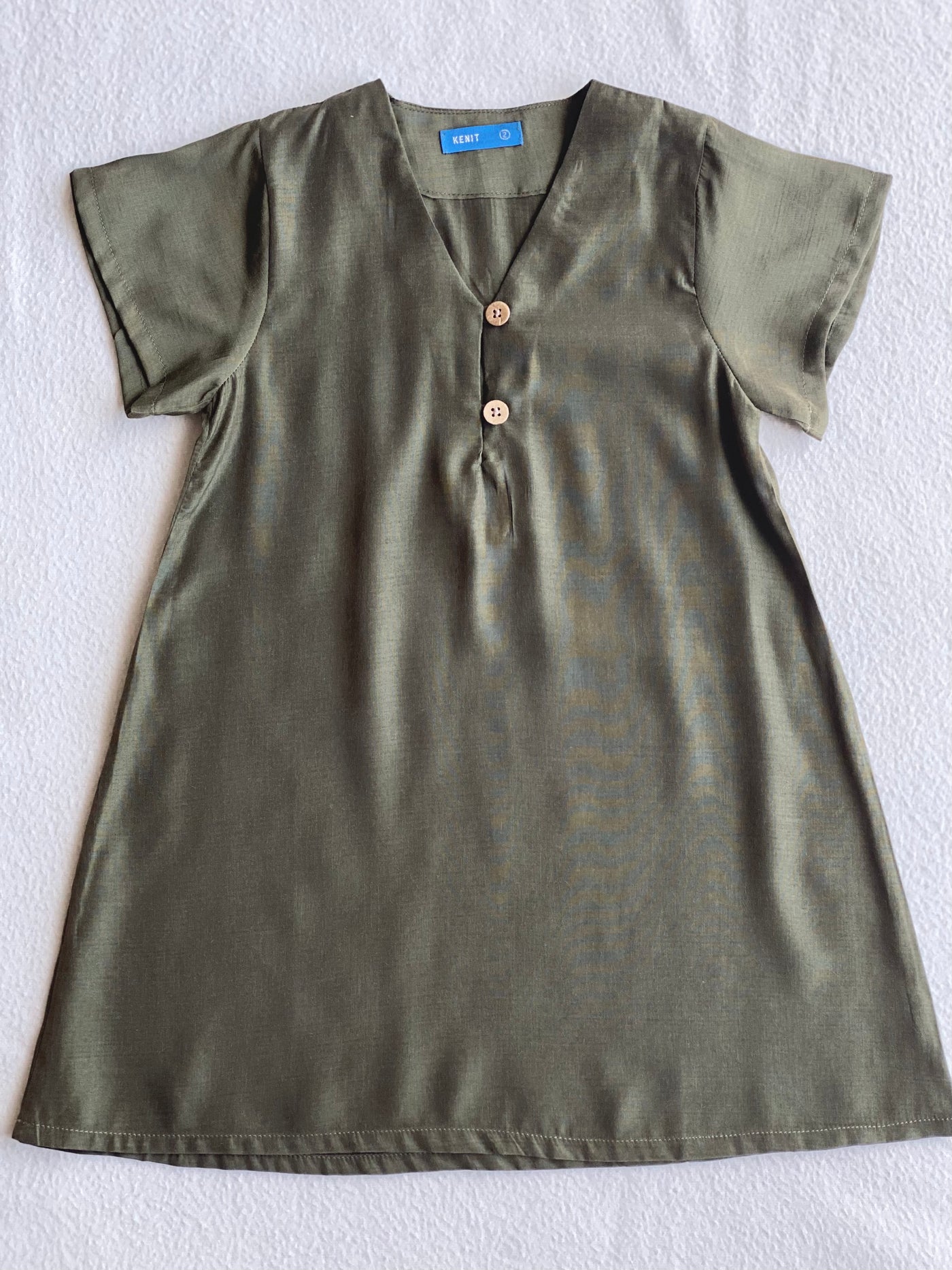 ULYA Baby's One-Piece Dress in Olive