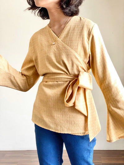 DONNA Wrap Blouse